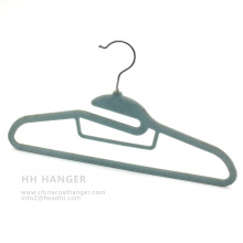 Cheap Velvet Hanger, T-Shirt Flocked Hanger, Save Space Plastic Hanger